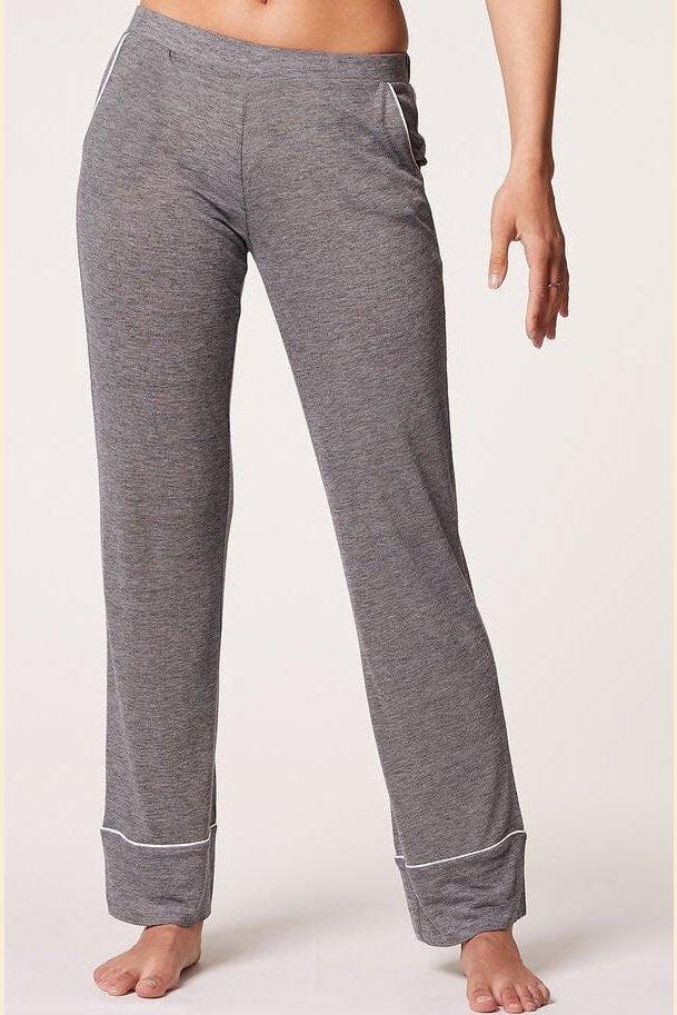 ETAM - מכנסי פיג'מה ארוכים WARM DAY אפור - MASHBIR//365