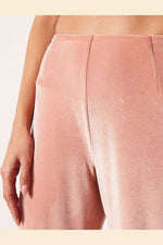 ETAM - מכנסי פיג'מה קטיפה VELVETY ורוד בהיר - MASHBIR//365