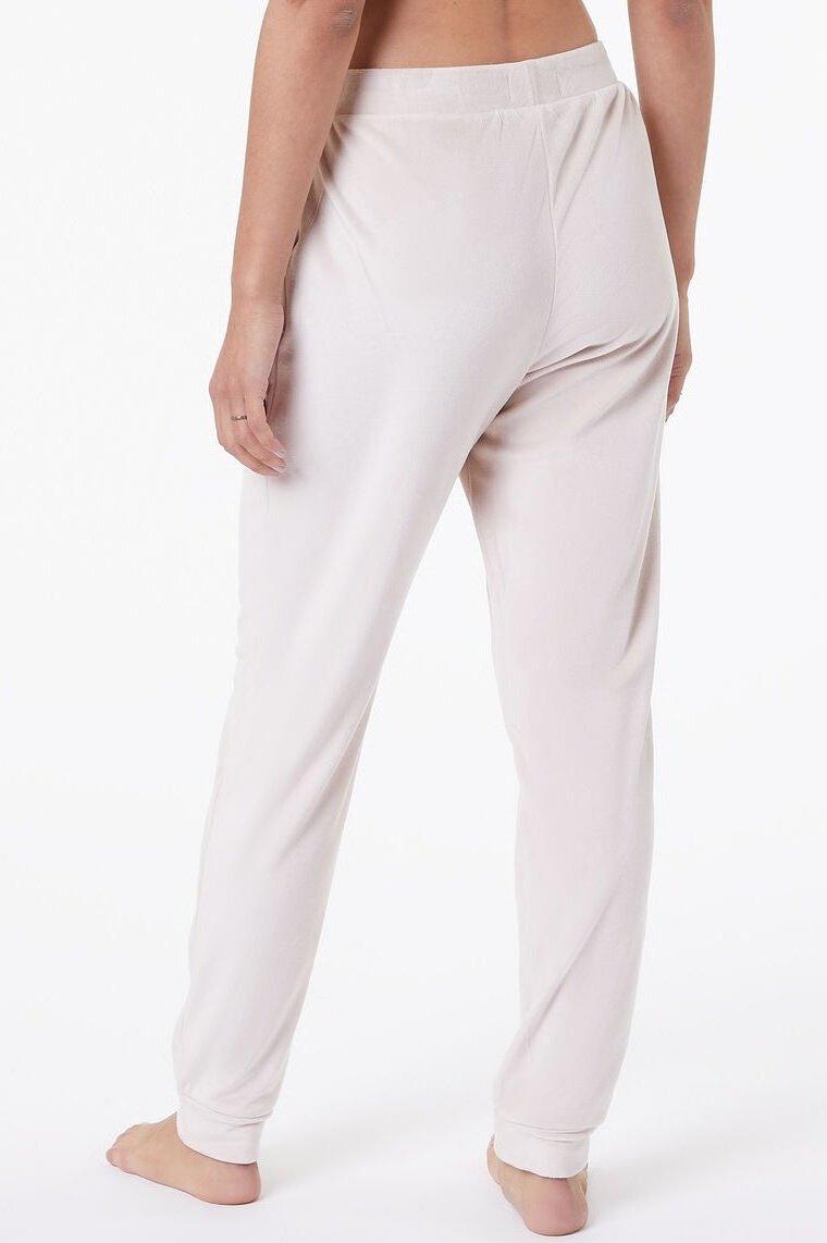 ETAM - מכנסי פיג'מה קטיפתיים BERTY ורוד בהיר - MASHBIR//365