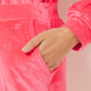 ETAM - מכנסי פיג'מה קטיפתיים DUNKAN בצבע פוקסיה - MASHBIR//365 - 3