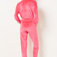 ETAM - מכנסי פיג'מה קטיפתיים DUNKAN בצבע פוקסיה - MASHBIR//365 - 2