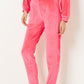 ETAM - מכנסי פיג'מה קטיפתיים DUNKAN בצבע פוקסיה - MASHBIR//365 - 1