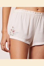 ETAM - מכנסי פיג'מה קצרים בשילוב רקמה ENYDE - MASHBIR//365