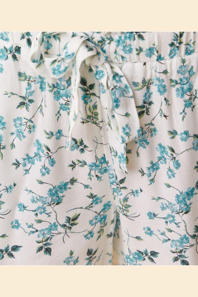 ETAM - מכנסי פיג'מה קצרים EVAD בהדפס פרחוני - MASHBIR//365