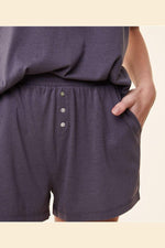 ETAM - מכנסי פיג'מה קצרים GAM אפורים - MASHBIR//365