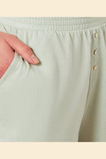 ETAM - מכנסי פיג'מה קצרים GAM ירוק מנטה - MASHBIR//365