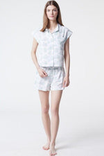 ETAM - מכנסי פיג'מה קצרים GLAD הדפס דקלים - MASHBIR//365