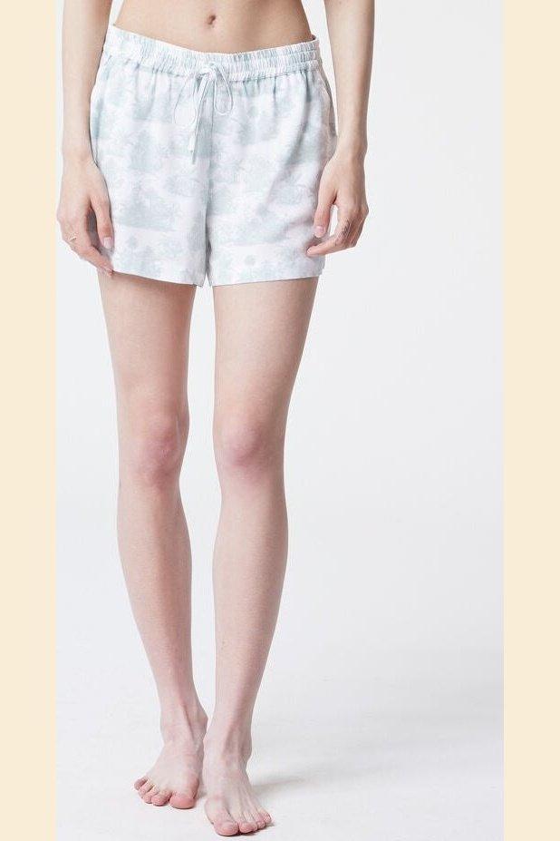 ETAM - מכנסי פיג'מה קצרים GLAD הדפס דקלים - MASHBIR//365
