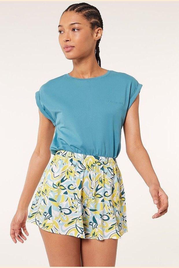 ETAM - מכנסי פיג'מה קצרים JONA בהדפס צבעוני - MASHBIR//365