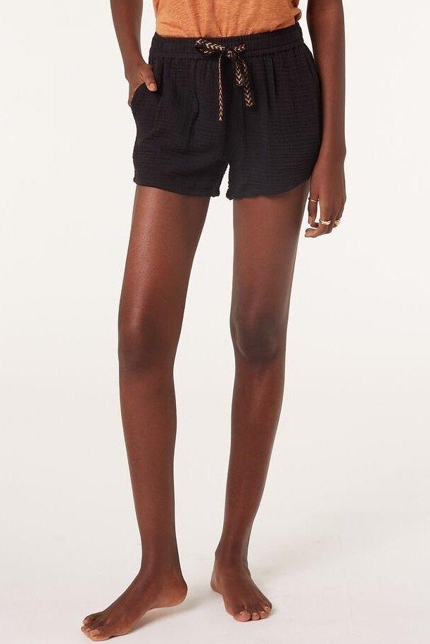 ETAM - מכנסי פיג'מה קצרים SACHE שחור - MASHBIR//365