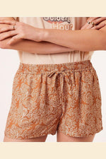 ETAM - מכנסי פיג'מה קצרים SALIE הדפס עלים - MASHBIR//365