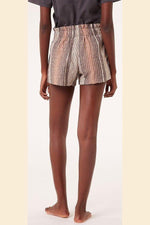 ETAM - מכנסי פיג'מה קצרים SHASHA הדפס פסים - MASHBIR//365