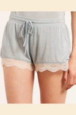 ETAM - מכנסי פיג'מה קצרים WARM DAY ירוק מנטה - MASHBIR//365