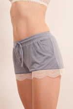 ETAM - מכנסי פיג'מה קצרים WARM DAY כחול בהיר - MASHBIR//365