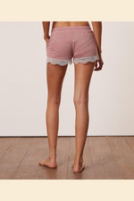 ETAM - מכנסי פיג'מה קצרים WARM DAY ורוד עתיק - MASHBIR//365