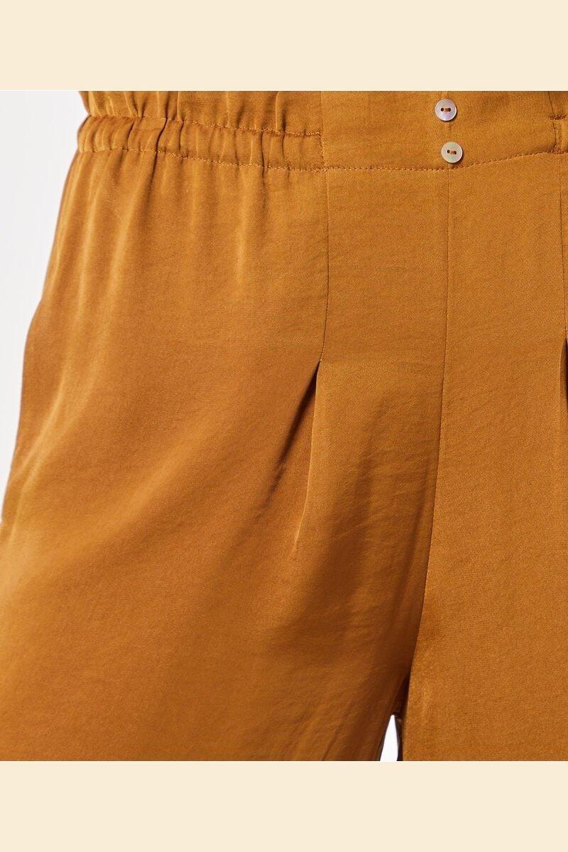 ETAM - מכנסי פיג'מה RUSTICA חרדל - MASHBIR//365