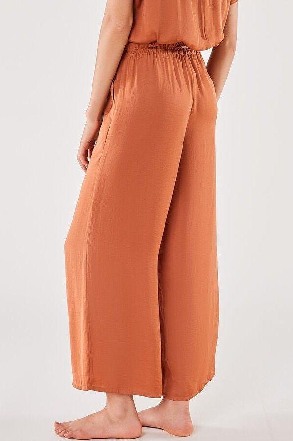 ETAM - מכנסי פיג'מה RUSTICA כתום - MASHBIR//365