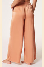 ETAM - מכנסי פיג'מה סאטן ארוכים CHEETA בז' - MASHBIR//365