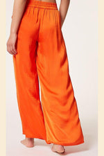 ETAM - מכנסי פיג'מה סאטן ארוכים CHEETA כתום - MASHBIR//365