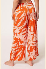 ETAM - מכנסי פיג'מה סאטן ארוכים MAJA הדפס פרחים - MASHBIR//365