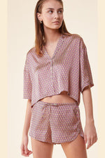 ETAM - מכנסי פיג'מה סאטן קצרים JENNIE - MASHBIR//365