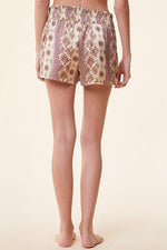 ETAM - מכנסי פיג'מה סאטן קצרים PATCHY צבעוני - MASHBIR//365