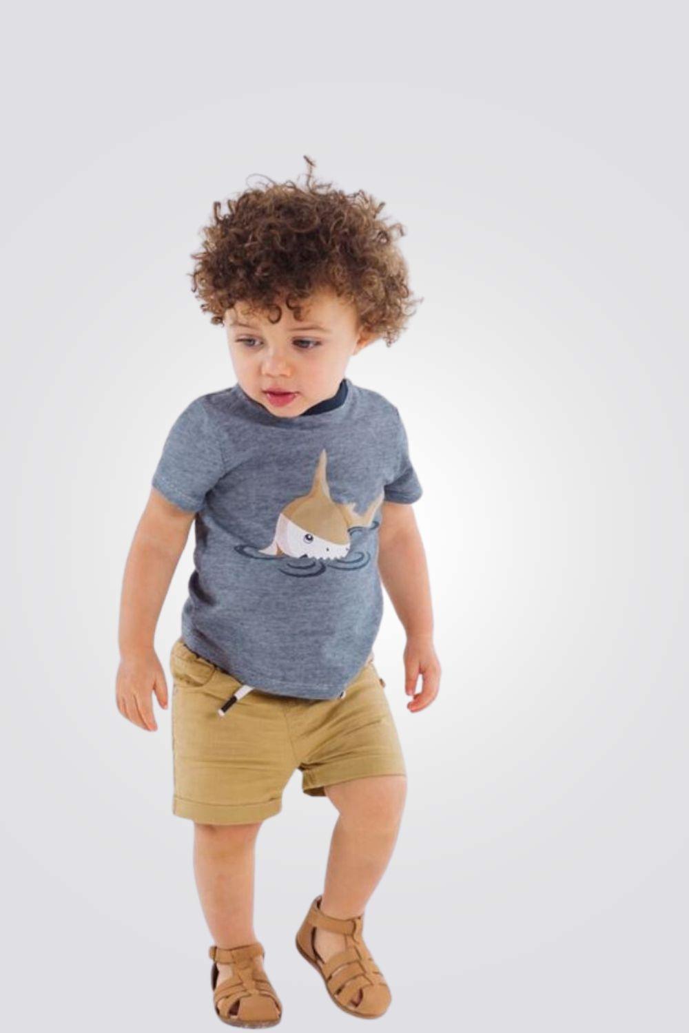 OBAIBI - מכנסי פשתן בצבע בז' לתינוקות - MASHBIR//365