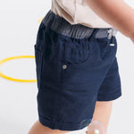 OBAIBI - מכנסי פשתן נייבי לתינוקות - MASHBIR//365