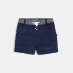 OBAIBI - מכנסי פשתן נייבי לתינוקות - MASHBIR//365