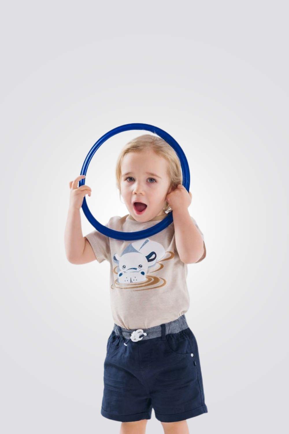OBAIBI - מכנסי פשתן נייבי לתינוקות - MASHBIR//365
