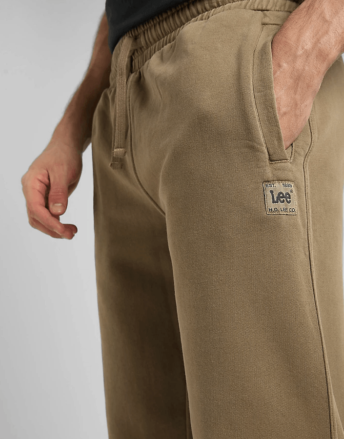 LEE - מכנסי פוטר AMMONITE בצבע חאקי - MASHBIR//365