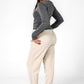 DELTA - מכנסי פוטר ארוכים בצבע בז' - MASHBIR//365 - 6