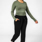 DELTA - מכנסי פוטר ארוכים בצבע שחור - MASHBIR//365 - 5