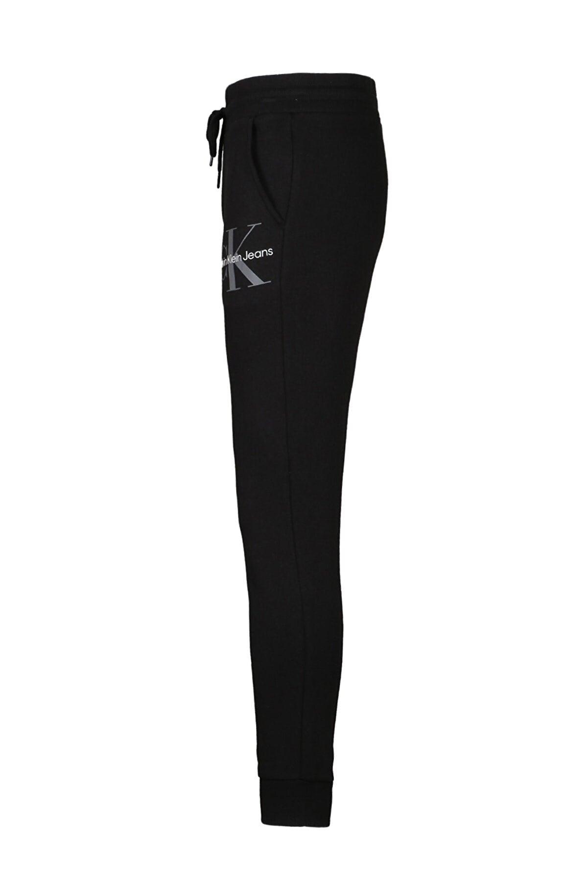 Calvin Klein - מכנסי פוטר בצבע שחור - MASHBIR//365