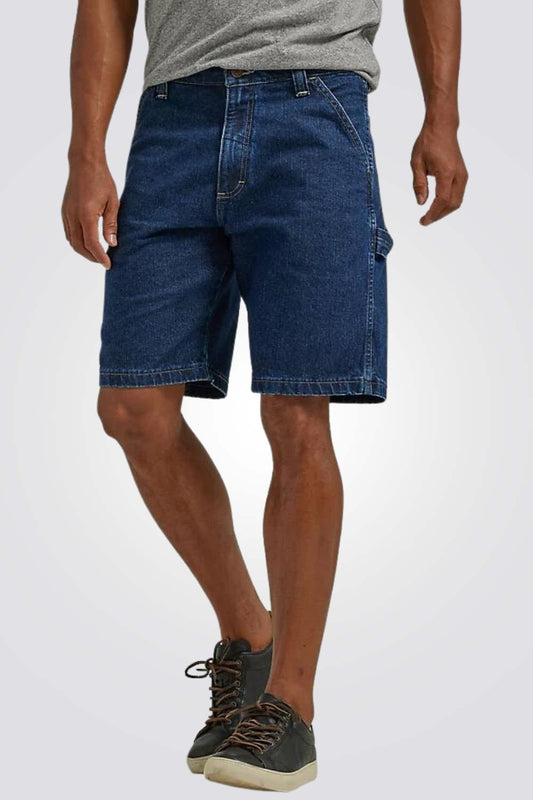 WRANGLER - מכנסי ג’ינס CARPENTER קצרים בצבע כחול - MASHBIR//365