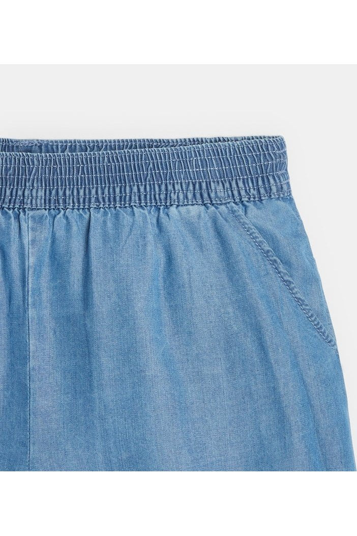 OKAIDI - מכנסי ג'ינס גומי לילדות בצבע כחול - MASHBIR//365