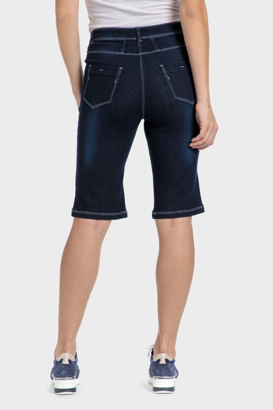 PUNT ROMA - מכנסי ג'ינס קצרים בצבע כחול - MASHBIR//365