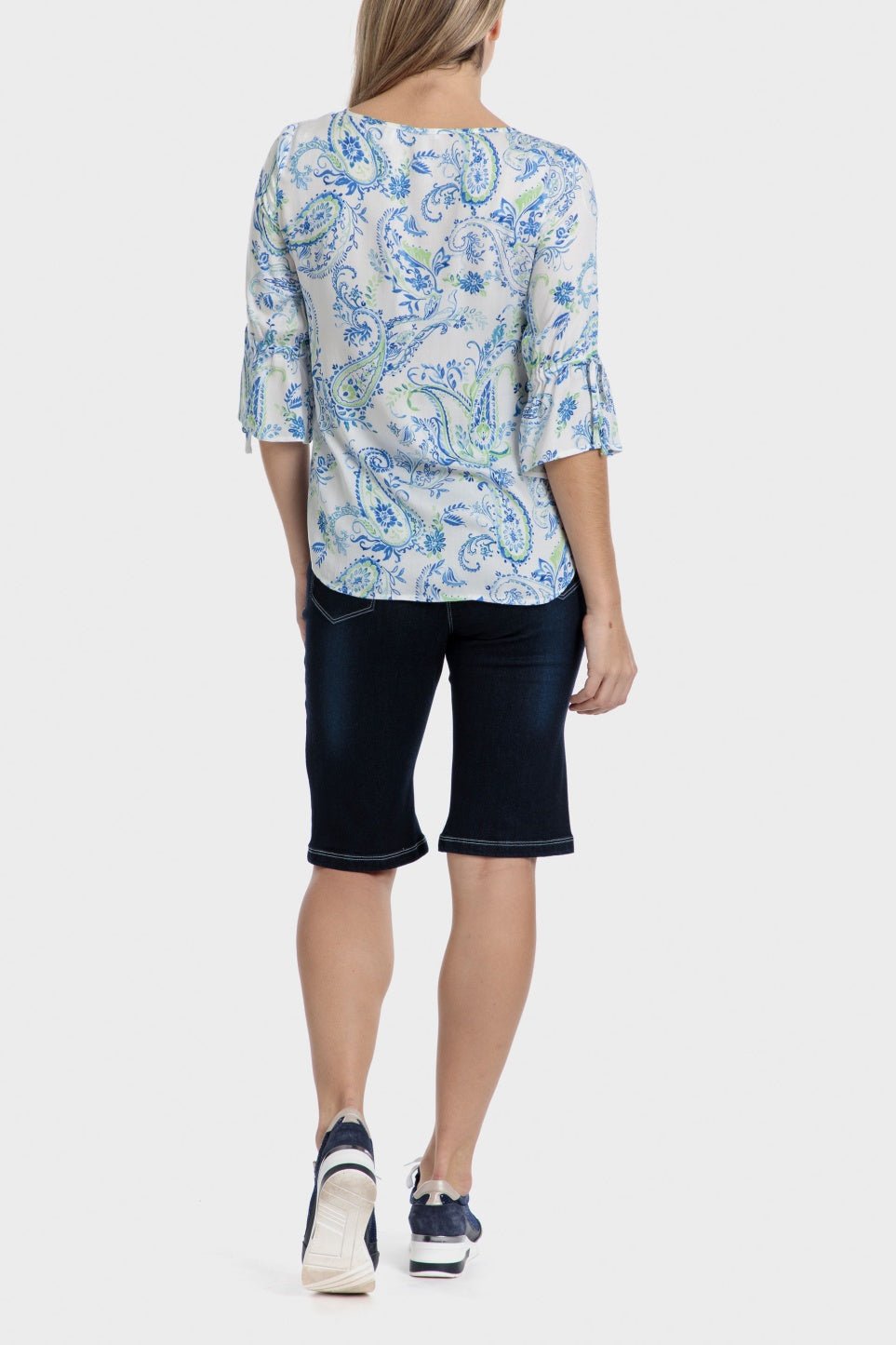 PUNT ROMA - מכנסי ג'ינס קצרים בצבע כחול - MASHBIR//365