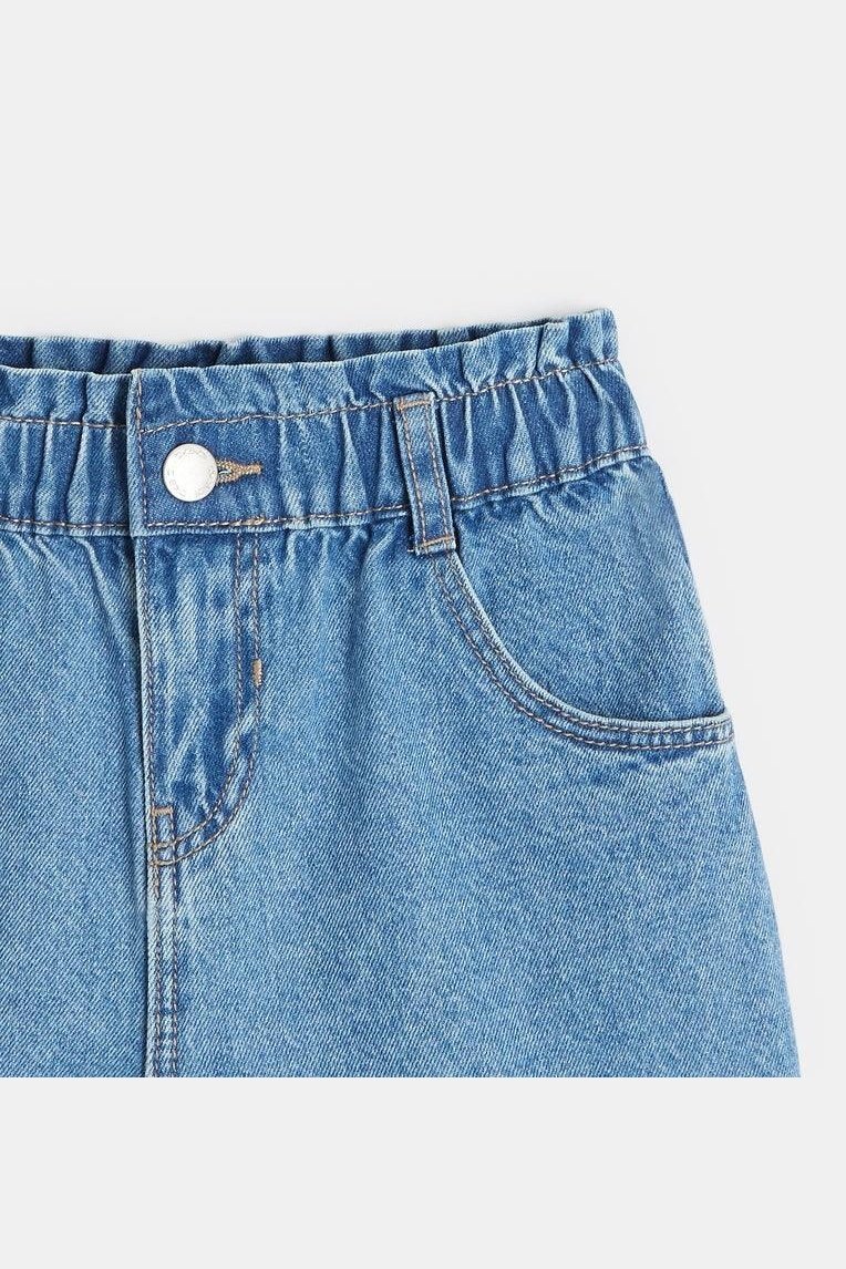 OKAIDI - מכנסי ג'ינס קצרים לילדות - MASHBIR//365