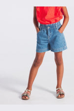 OKAIDI - מכנסי ג'ינס קצרים לילדות - MASHBIR//365