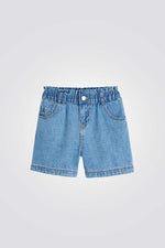 OKAIDI - מכנסי ג'ינס קצרים לילדות - MASHBIR//365