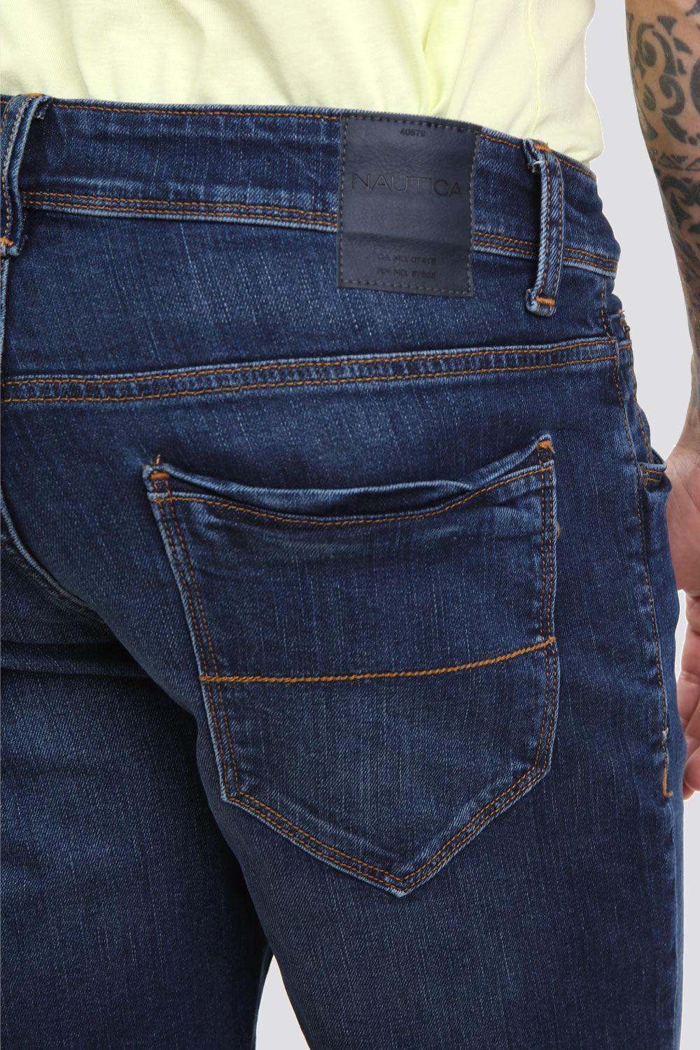 NAUTICA - מכנסי ג'ינס קצרים SLIM FIT - MASHBIR//365