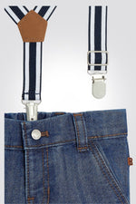 OBAIBI - מכנסי גינס עם שלייקס - MASHBIR//365