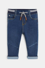 OBAIBI - מכנסי ג'ינס מותן אלסטית לתינוקות בנים - MASHBIR//365