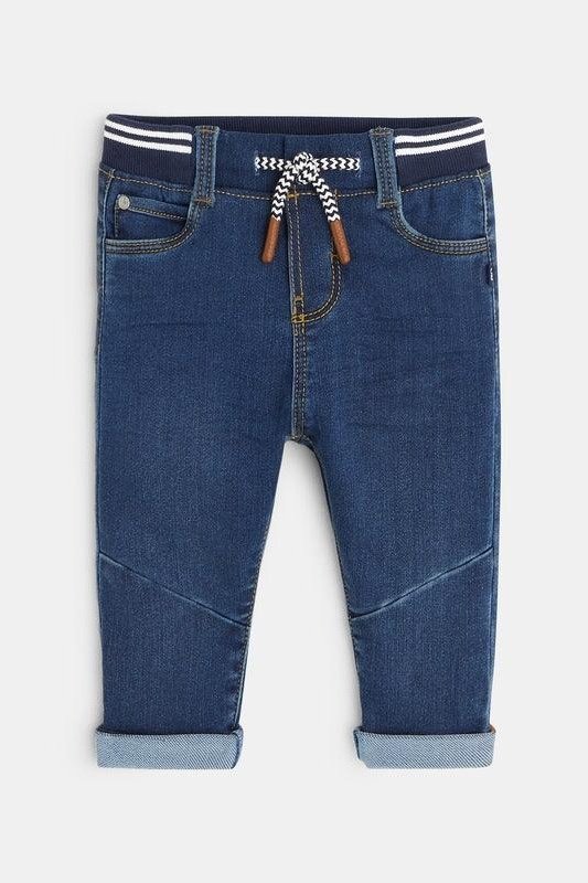 OBAIBI - מכנסי ג'ינס מותן אלסטית לתינוקות בנים - MASHBIR//365