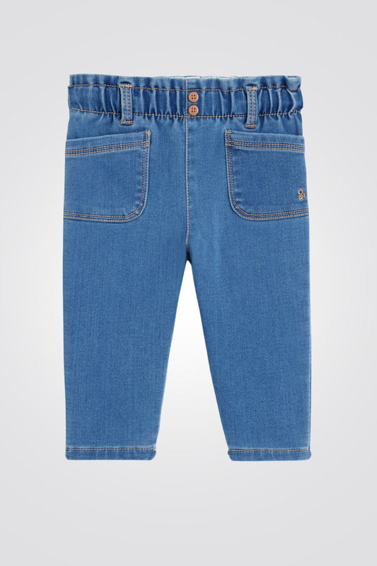 OBAIBI - מכנסי ג'ינס מותן אלסטית לתינוקות בנים - MASHBIR//365
