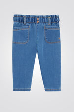 OBAIBI - מכנסי ג'ינס מותן אלסטית לתינוקות בנים - MASHBIR//365