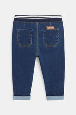 OBAIBI - מכנסי ג'ינס מותן אלסטית לתינוקות בנים - MASHBIR//365