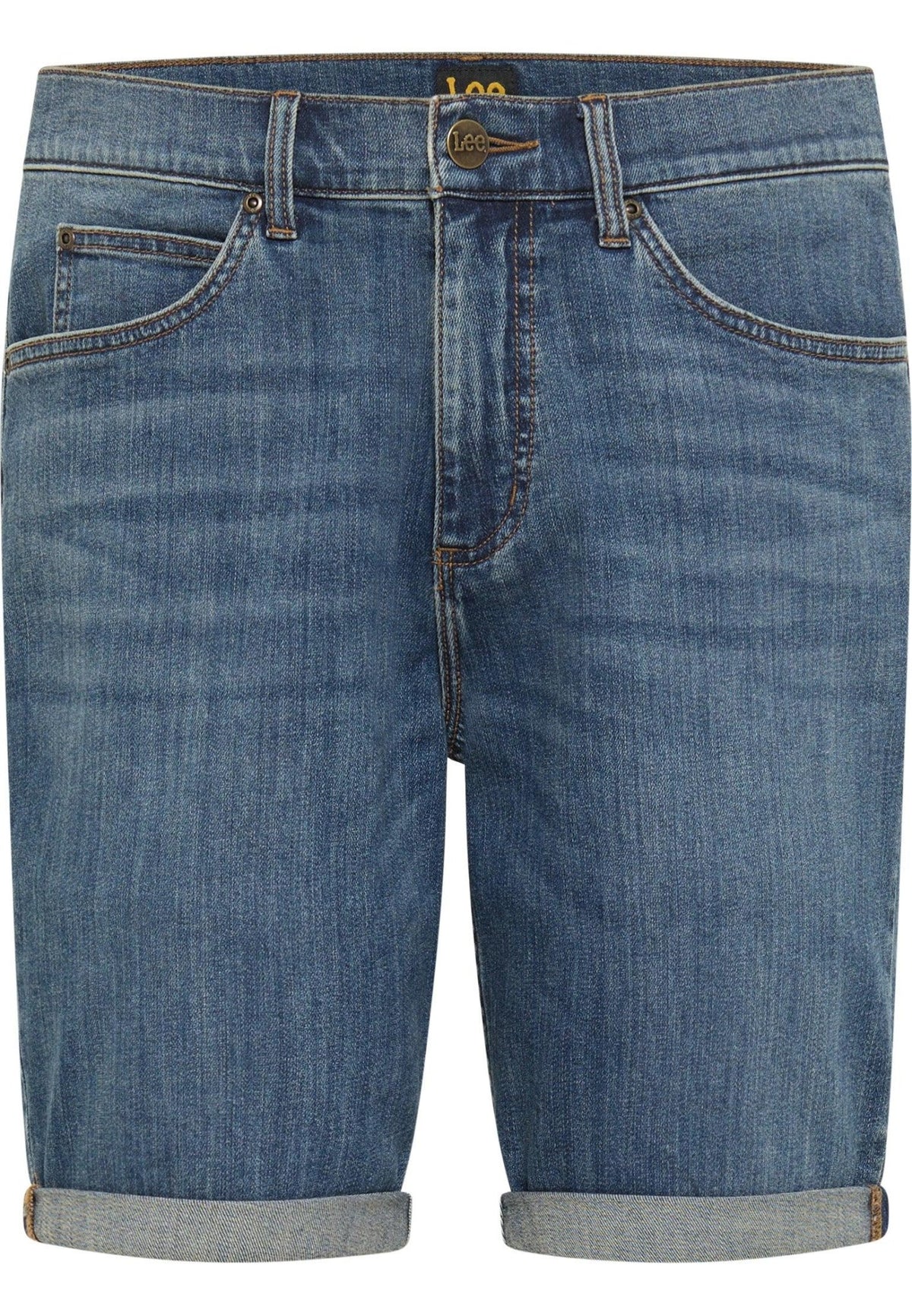 LEE - מכנסי ג'ינס REGULAR SHORT בצבע כחול - MASHBIR//365