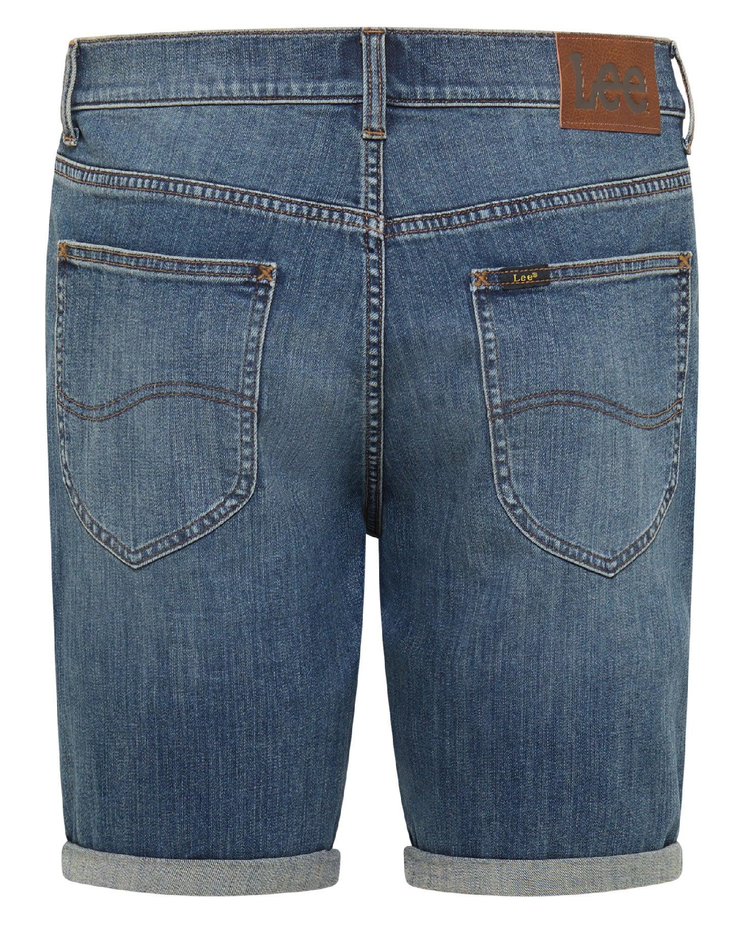 LEE - מכנסי ג'ינס REGULAR SHORT בצבע כחול - MASHBIR//365